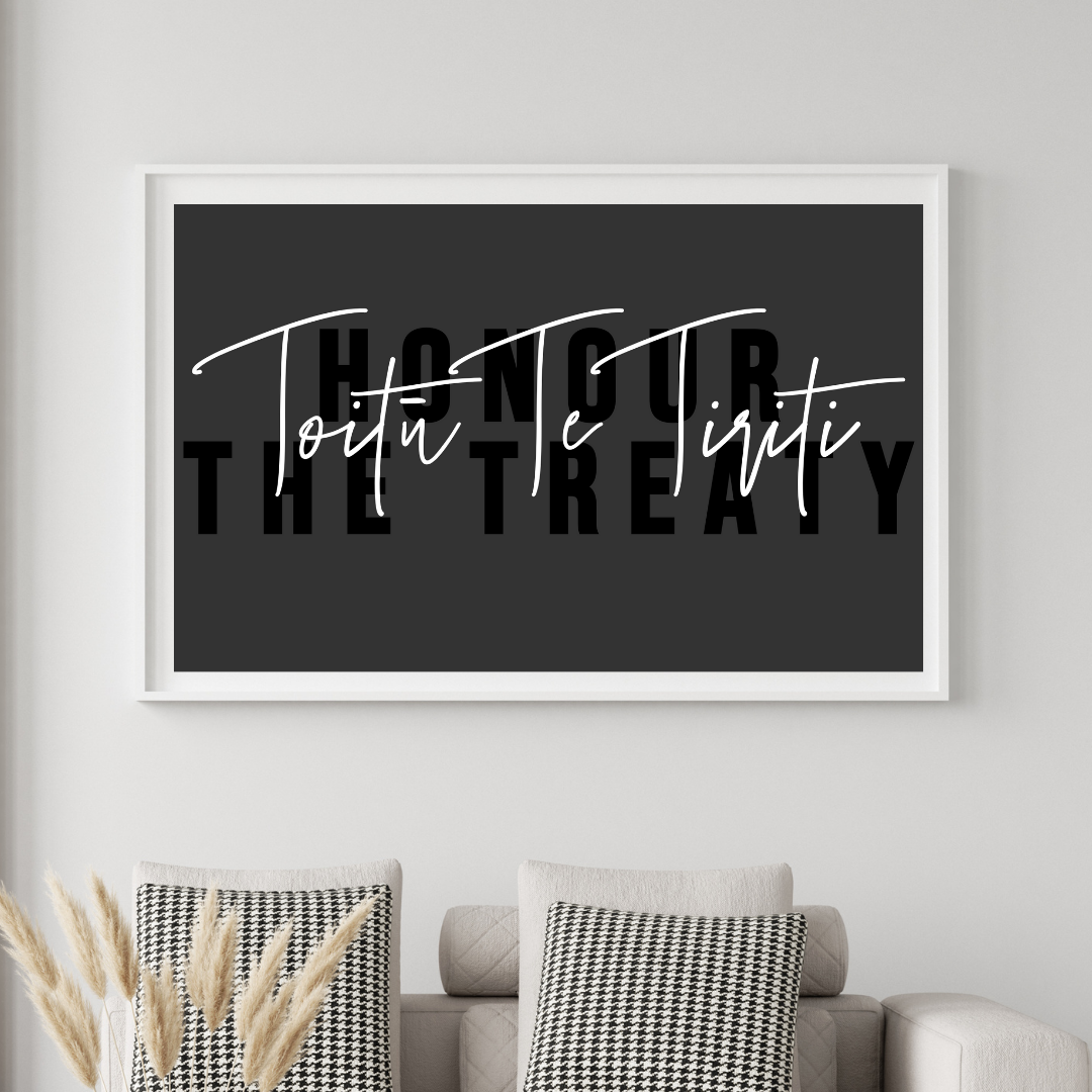 Toitū Te Tiriti Print | Free Digital Download