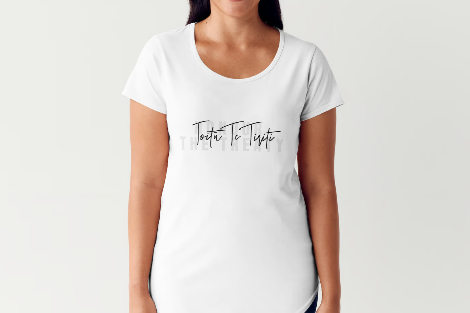 Toitū Te Tiriti T-Shirt Women&